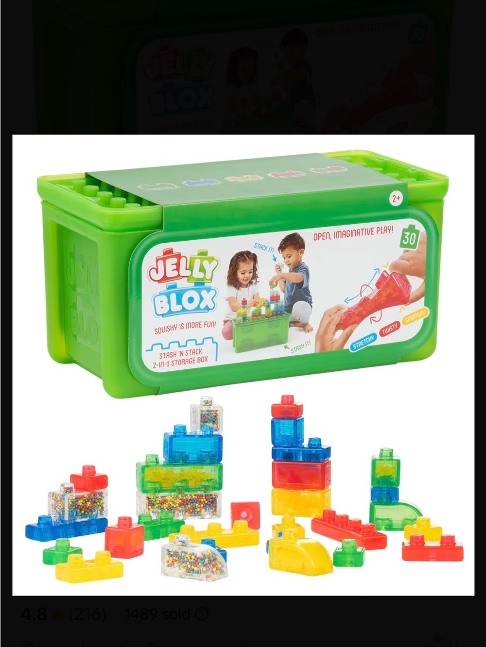Jelly Blox Stash N Stack Set - 30 pcs